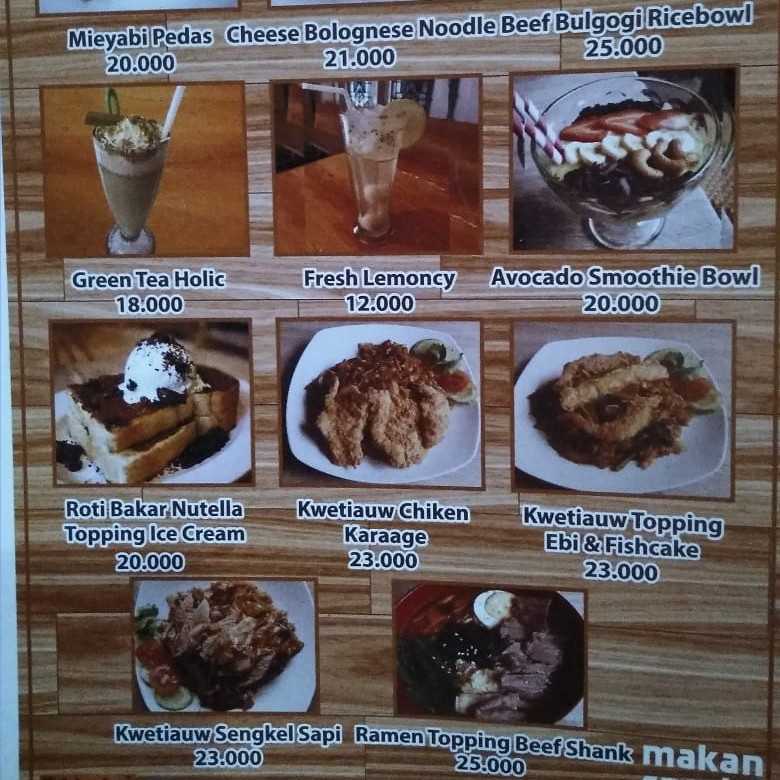 Daftar Menu 2