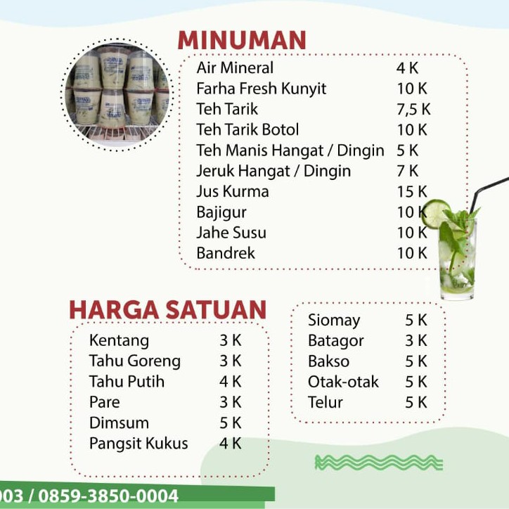 Daftar Menu Lengkap 2