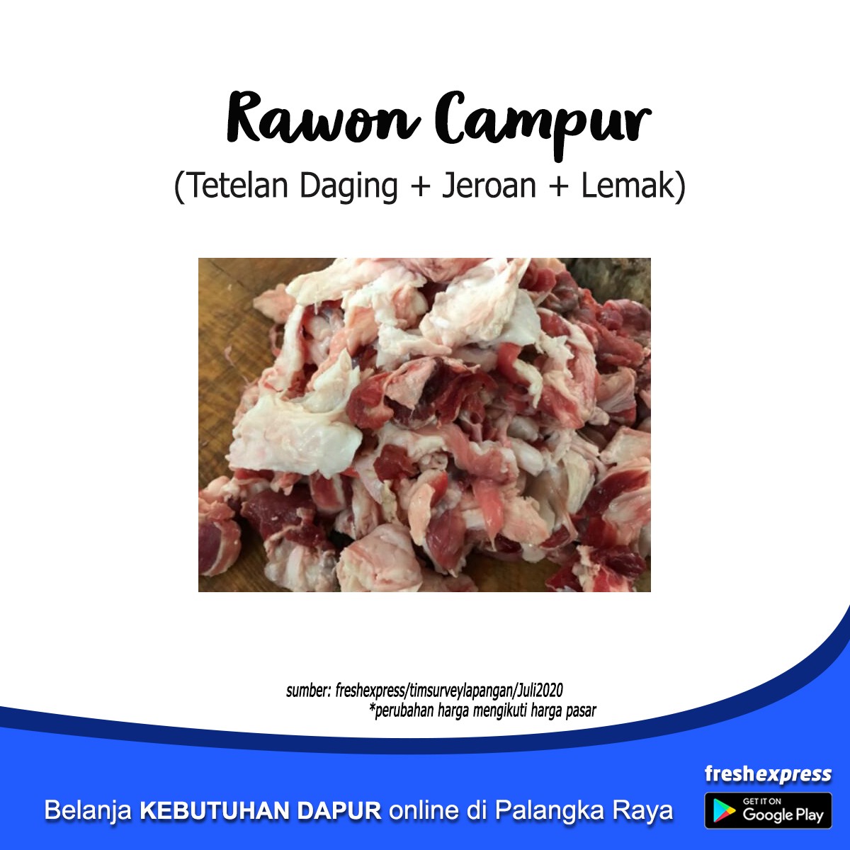 Daging Rawon Campur 250 Gram