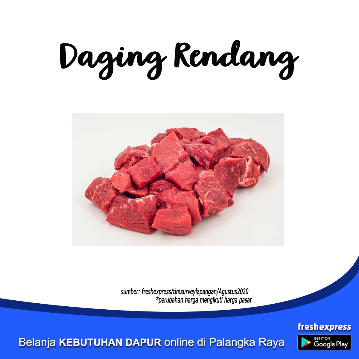 Daging Rendang 1 Kg