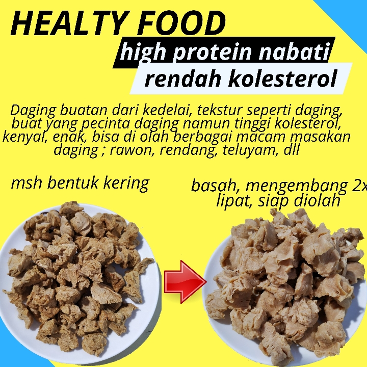 Daging protein nabati - non kolesterol 100gr