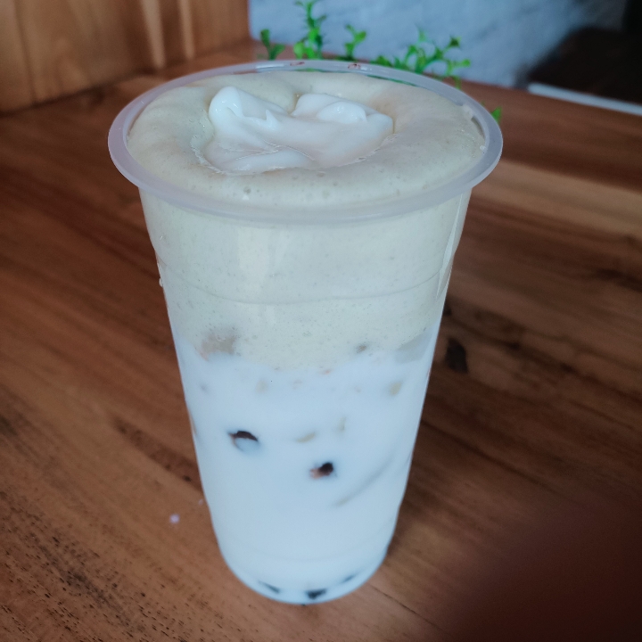 Dalgona Machalatte chese Besar