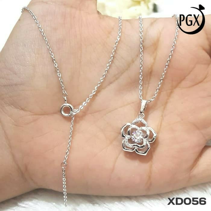 Dancing Stone - Set Kalung Liontin Xuping Perhiasan Lapis Emas - XD056