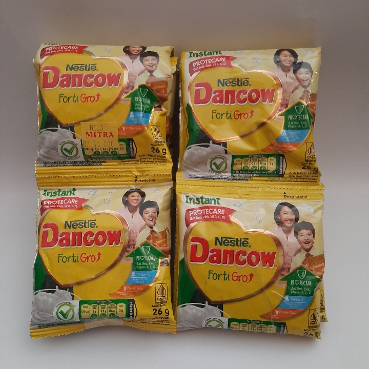 Dancow Instant Fortigro Vanilla Renteng