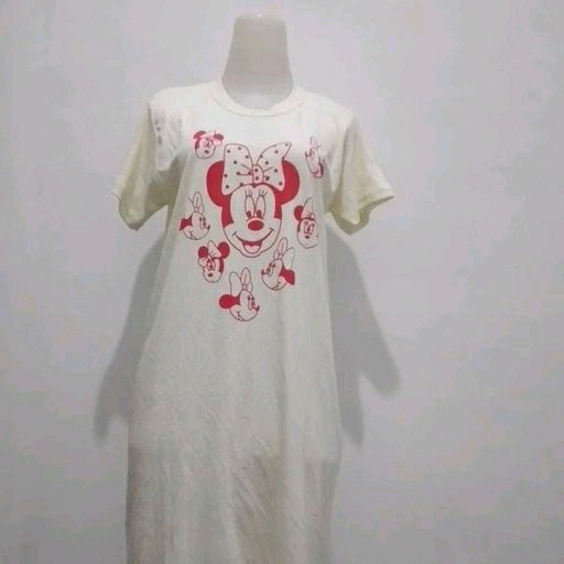 Daster Putih Mickey Mouse