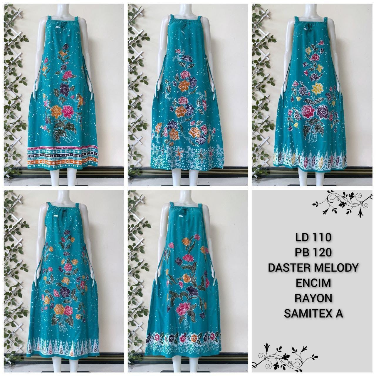 Daster pendek bahan samitex hrg 75 Mnimal ambil 3 hrg 70Dg pmbyran t 3