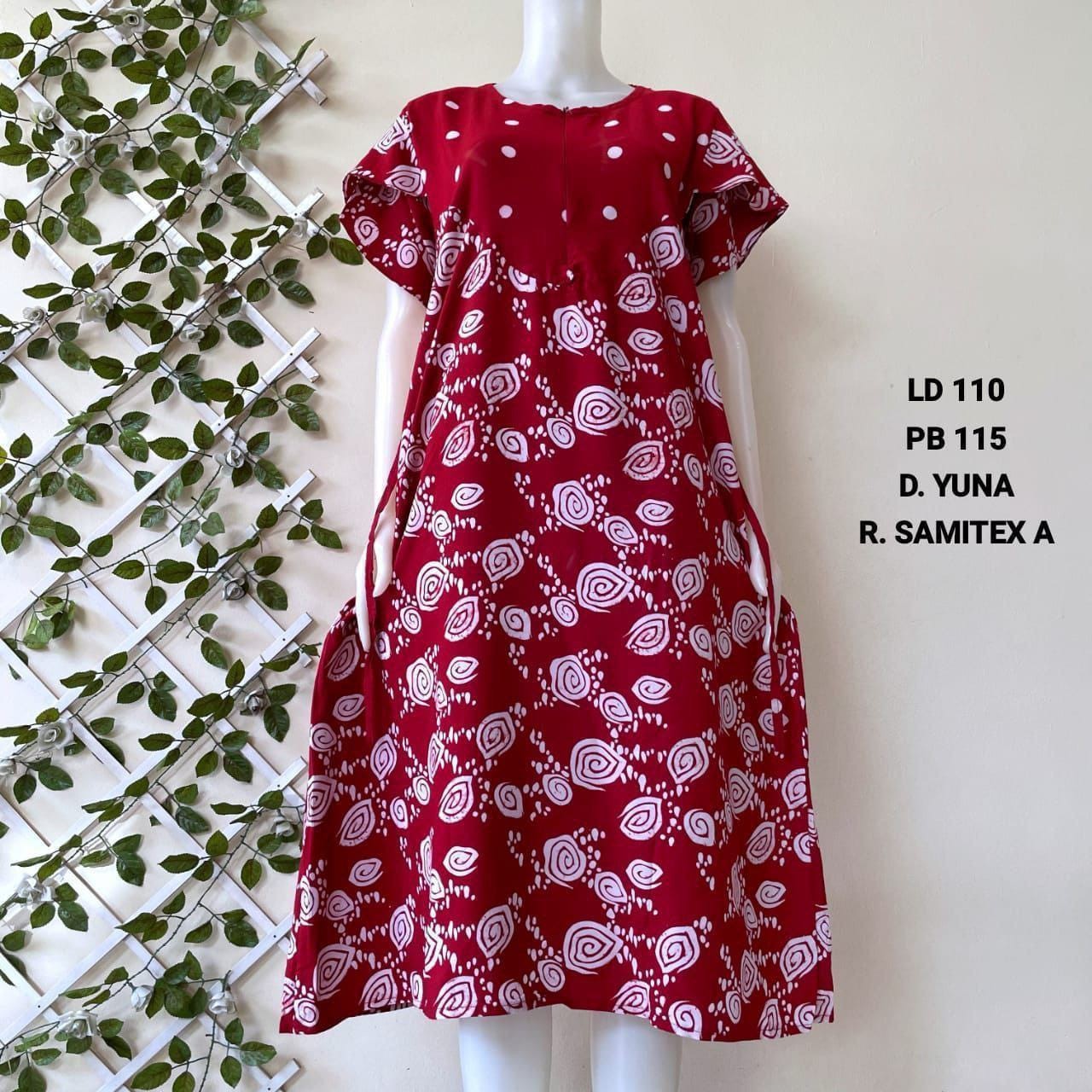 Daster pendek bahan samitex hrg 75 Mnimal ambil 3 hrg 70Dg pmbyran t 4