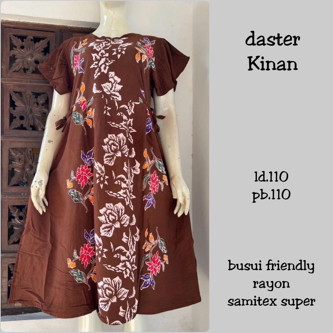 Daster pendek bahan samitex hrg 75 Mnimal ambil 3 hrg 70Dg pmbyran t 5