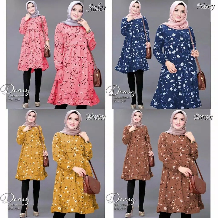 Deasy Tunik busui monalisa Fashion Wanita Termurah Fit to L