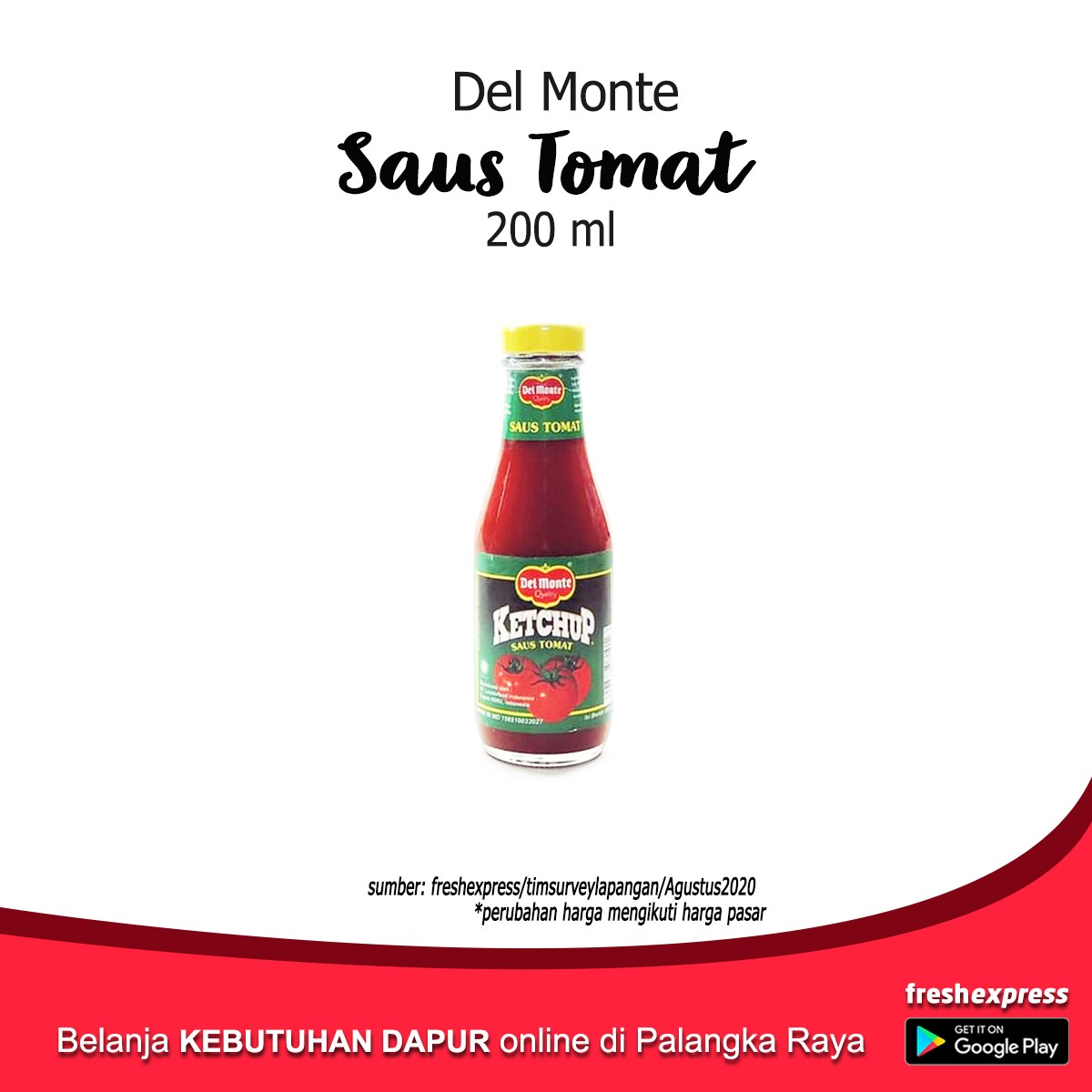 Del Monte Saus Tomat 200 Ml