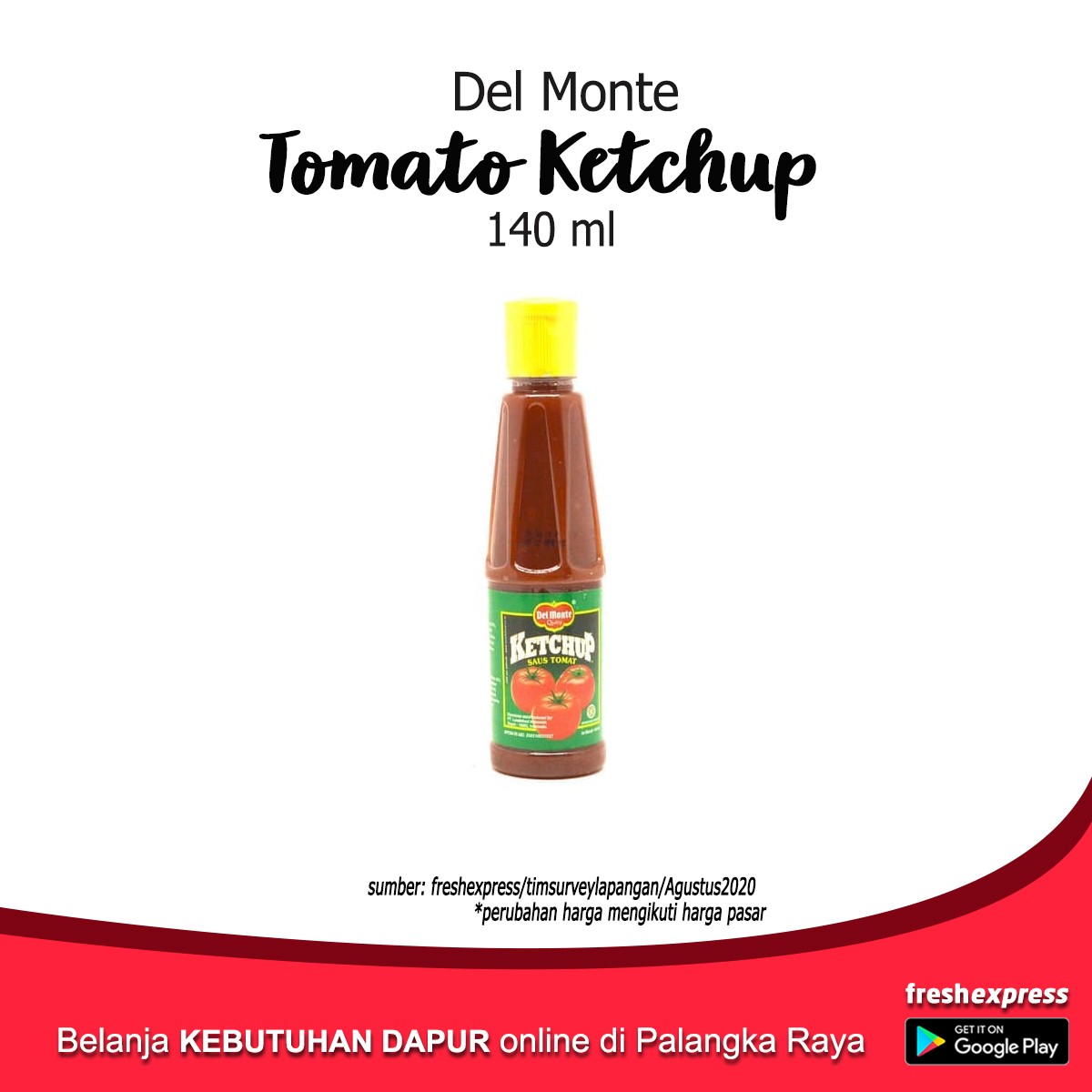 Del Monte Tomato Ketchup 140 Ml