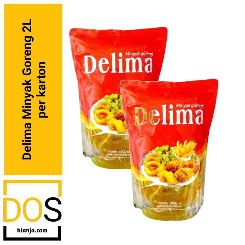 Delima Minyak Goreng 2 L Karton
