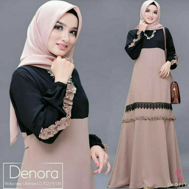 Denora Maxi Baju Gamis Muslim Modern