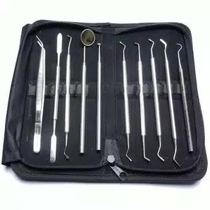 Dental Instrumen Kit Stainless - Paket Komplit alat kedokteran gigi
