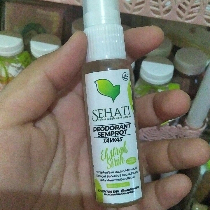 Deodorant Spray Herbal Sehati 30 ml 4