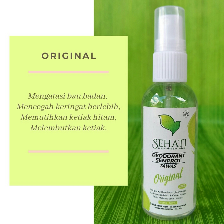 Deodorant Spray Herbal Sehati 60 ml 2