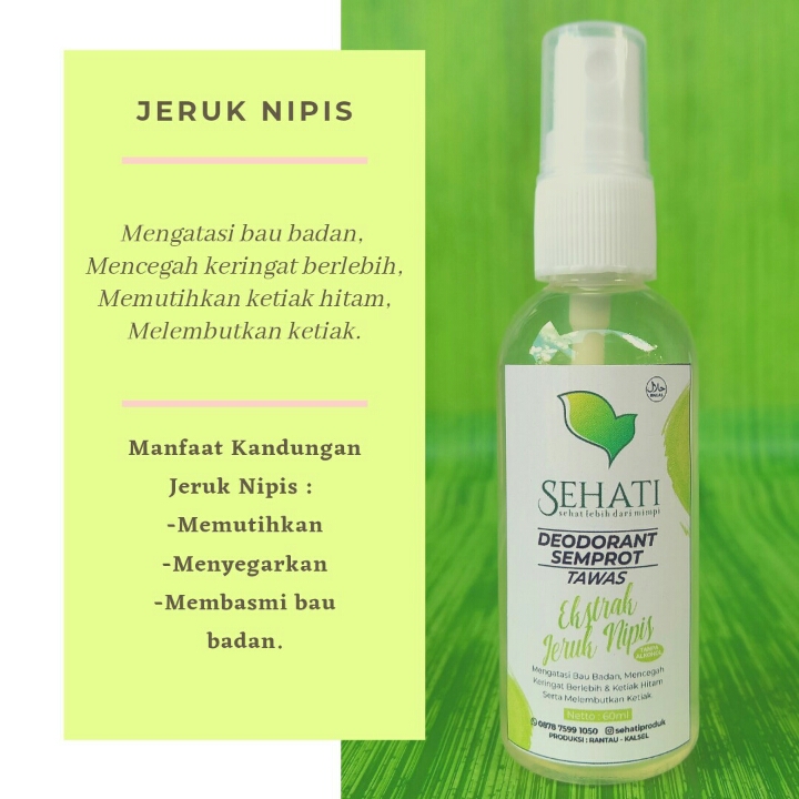 Deodorant Spray Herbal Sehati 60 ml 3