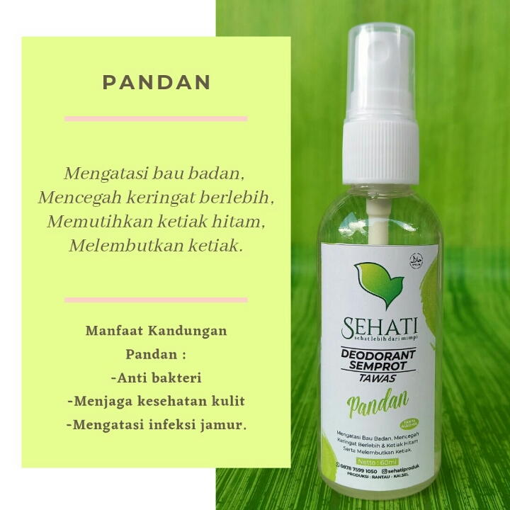 Deodorant Spray Herbal Sehati 60 ml 4