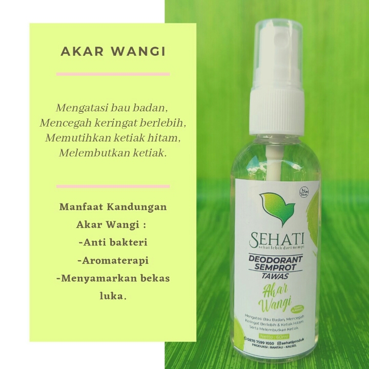 Deodorant Spray Herbal Sehati 60 ml 5