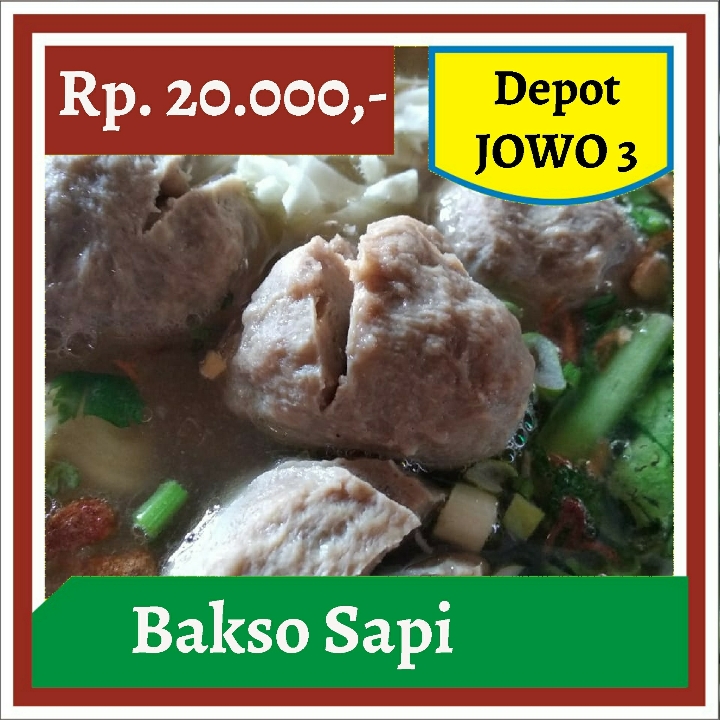 Depot Jowo 3-Bakso Sapi