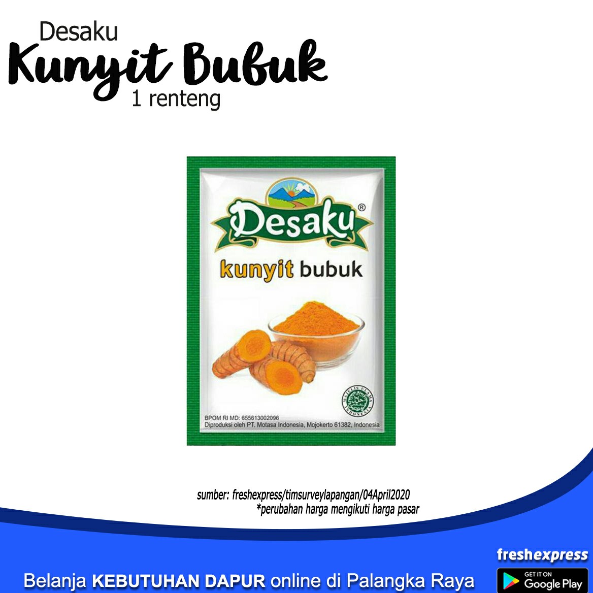 Desaku Kunyit Bubuk 1 Renteng