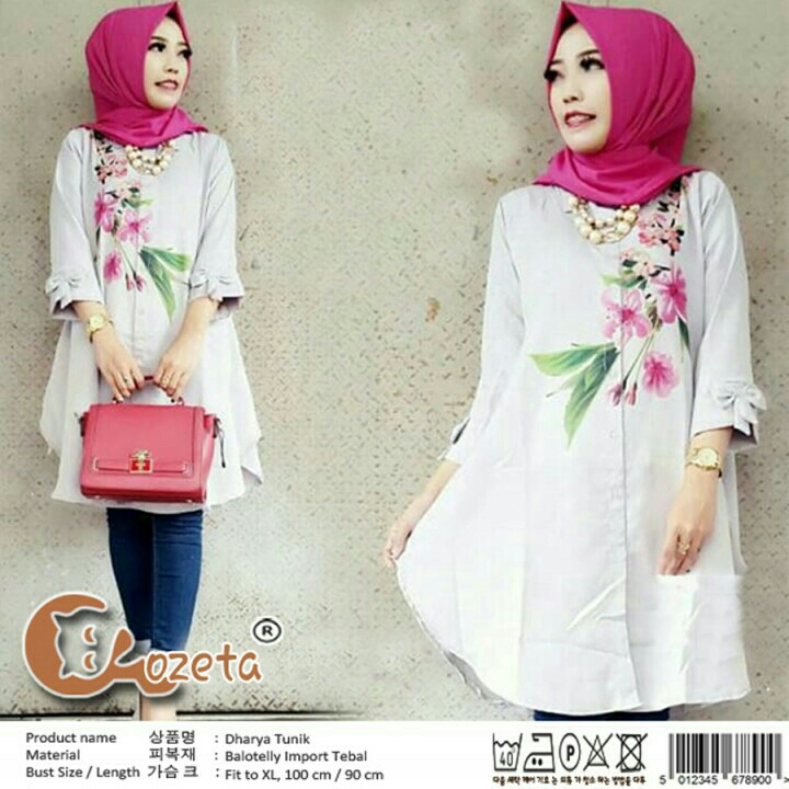 Dharya Tunik White