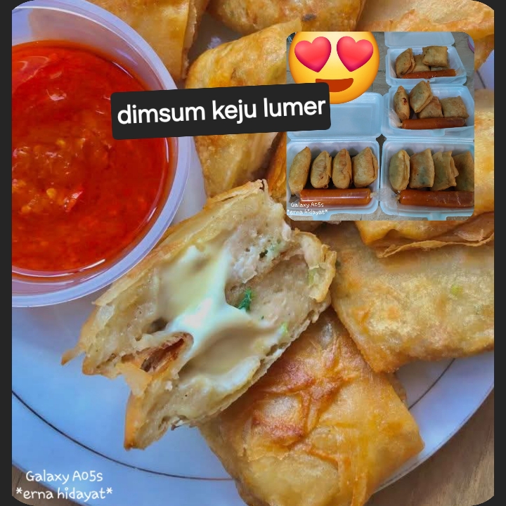 Dimsum Keju Lumer
