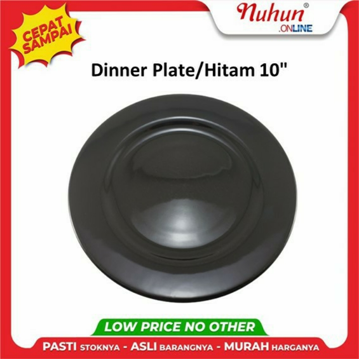 Dinner Plate Hitam 10