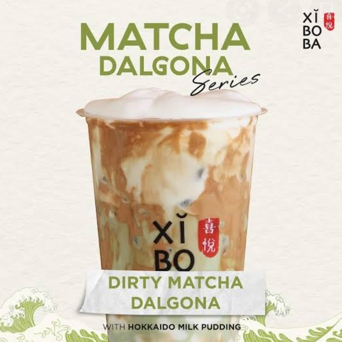 Dirty Matcha Dalgona