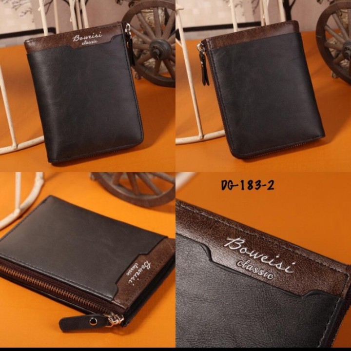 Dompet Boweisi Square Zip Wallet DG-183-2 2
