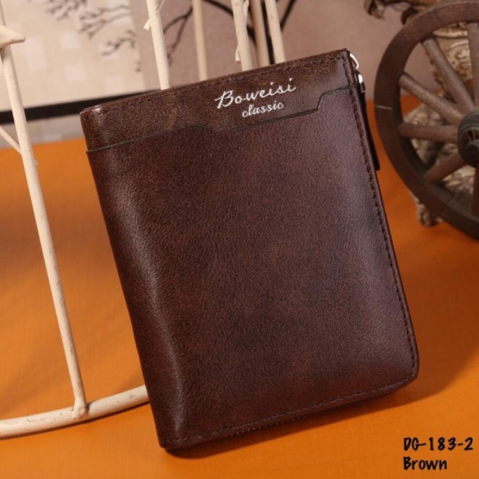 Dompet Boweisi Square Zip Wallet DG-183-2 4