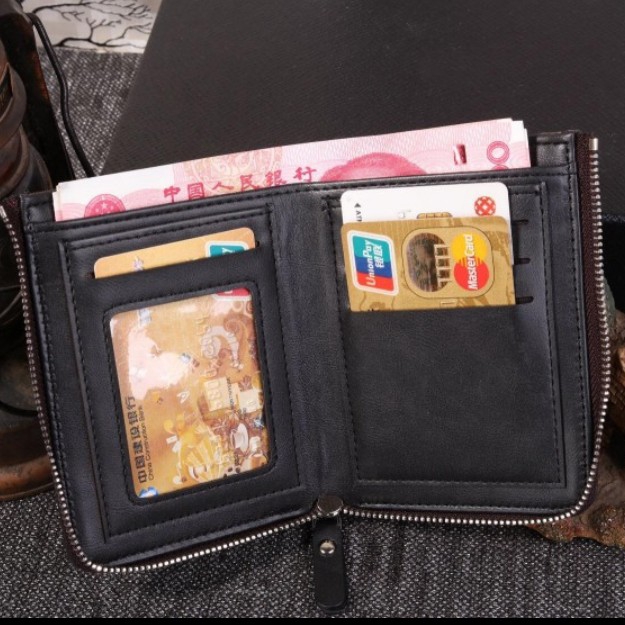 Dompet Boweisi Square Zip Wallet DG-183-2 5