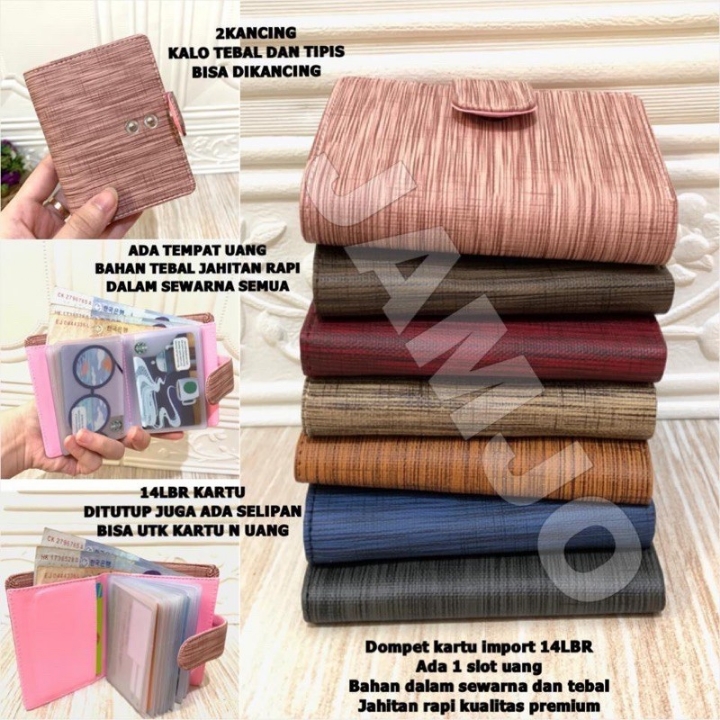 Dompet Kartu Kancing