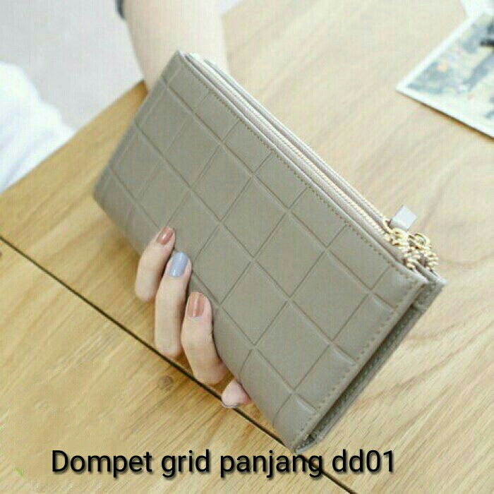 Dompet grid panjang dd01