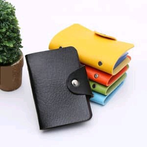 Dompet kartu warna polos