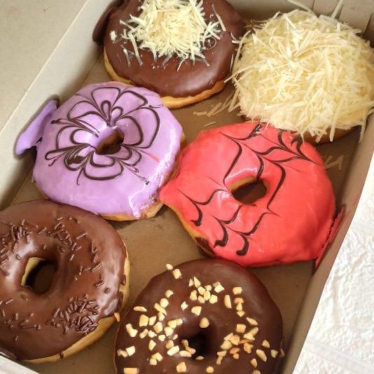 Donat Coklat Beku Mix Rasa Isi 6