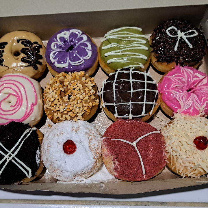 Donat Kentang Susu Medium Isi 12 Pcs