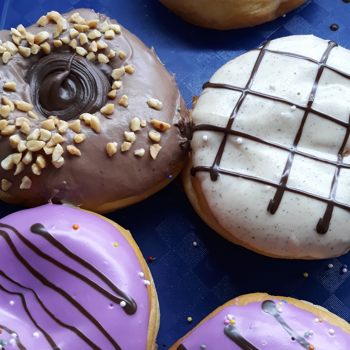 Donat Marbel Isi Coklat