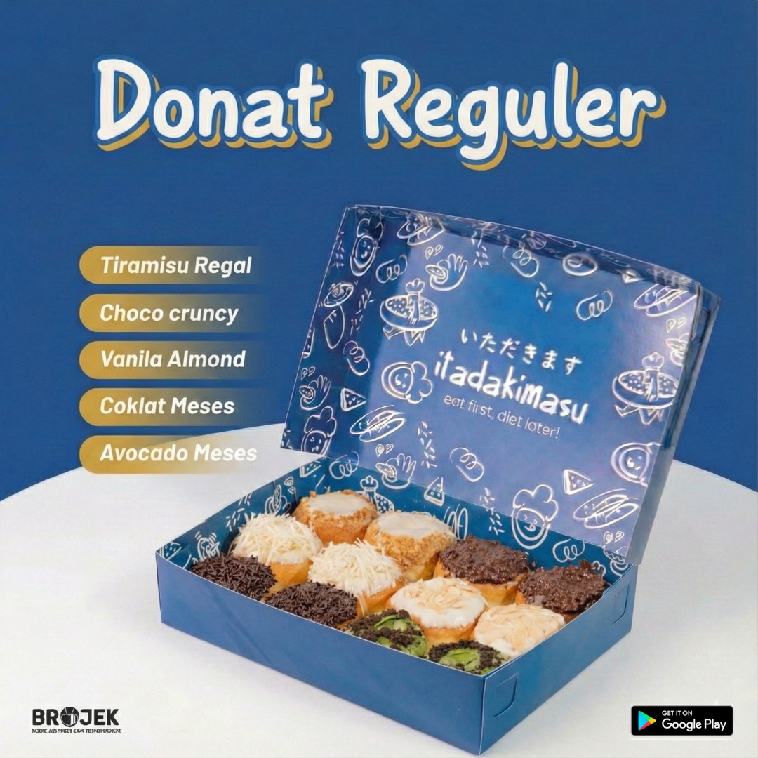 Donat Reguler 1 Lusin