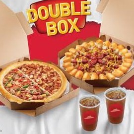 Double Box Reguler Free Soft Drink