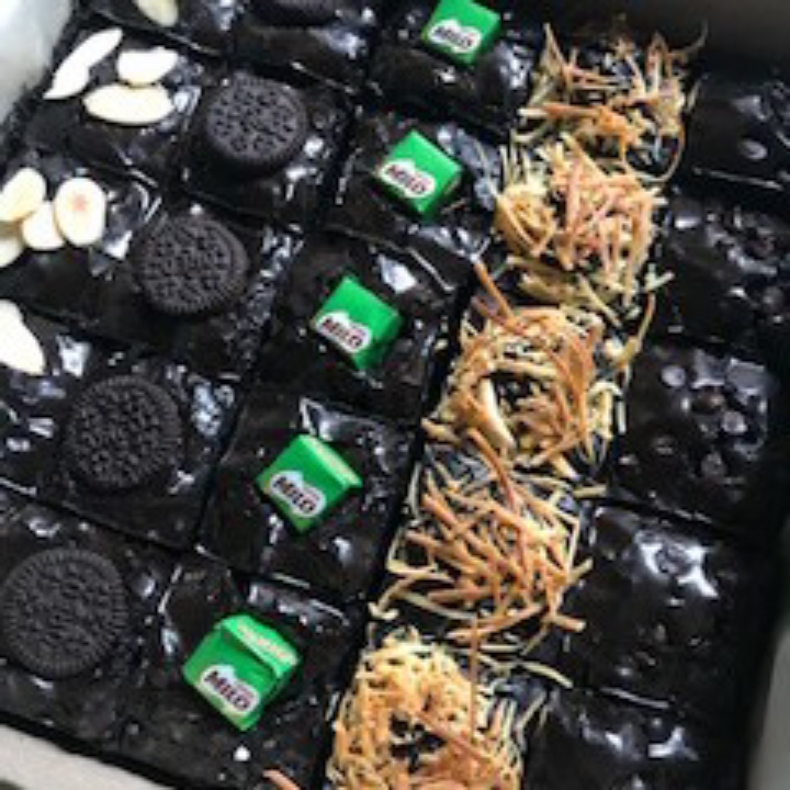 Double Choco Brownies