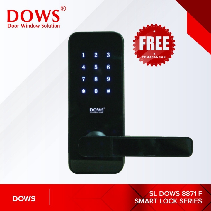 Dows Smartech 8871 Smart Acces Door Lock Glass