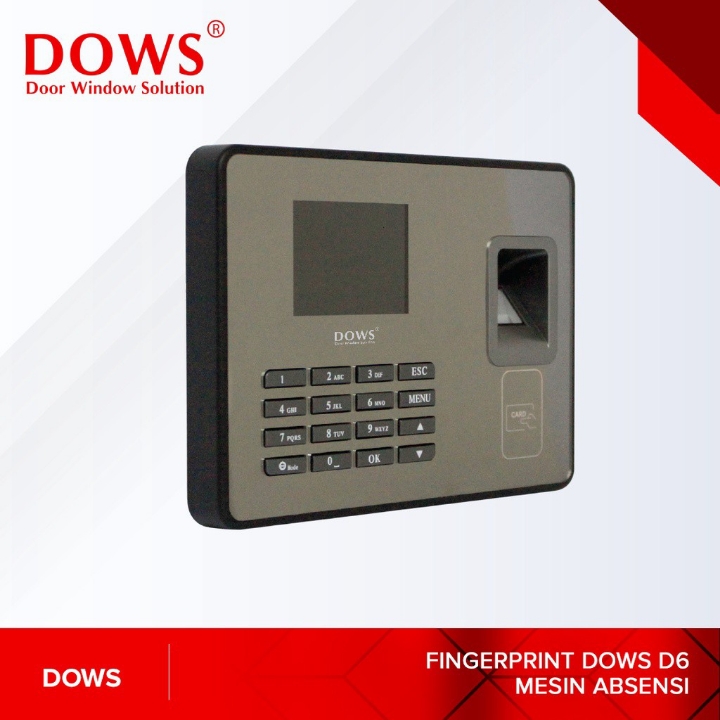 Dows D6 Mesin Absensi Fingerprint Dan Akses Kontrol RFID