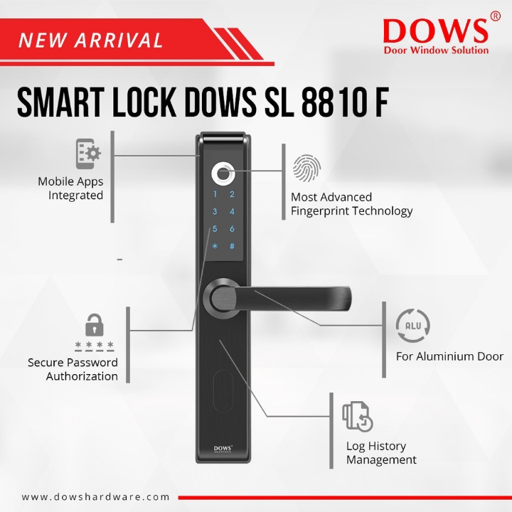 Dows Smartech 8810 Smart Lock Door Slim Digital 2