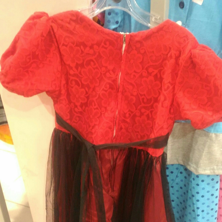Dress Anak Gadis Cantik Merah