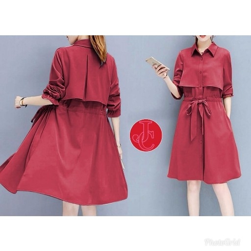 Dress Blaz Yorin Maroon 