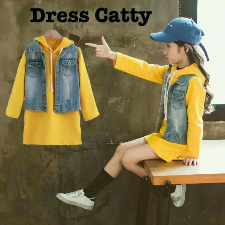 Dress Catty Kuning 