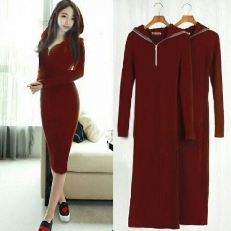 Dress Hoddie Zip Anabel