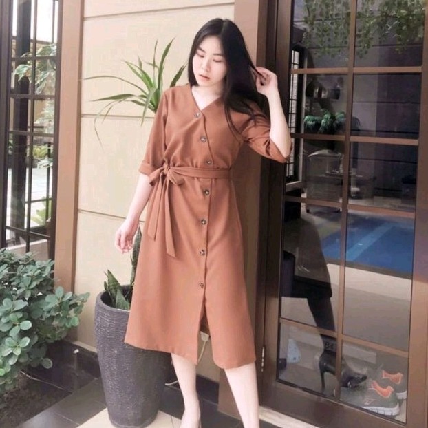 Dress Ichiko Brown
