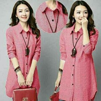 Dress Little Square Red  